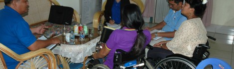 Meeting with CDPO to establish a Cambodian Spinal Cord Injury Association