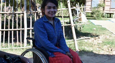 Home visit in Pursat province